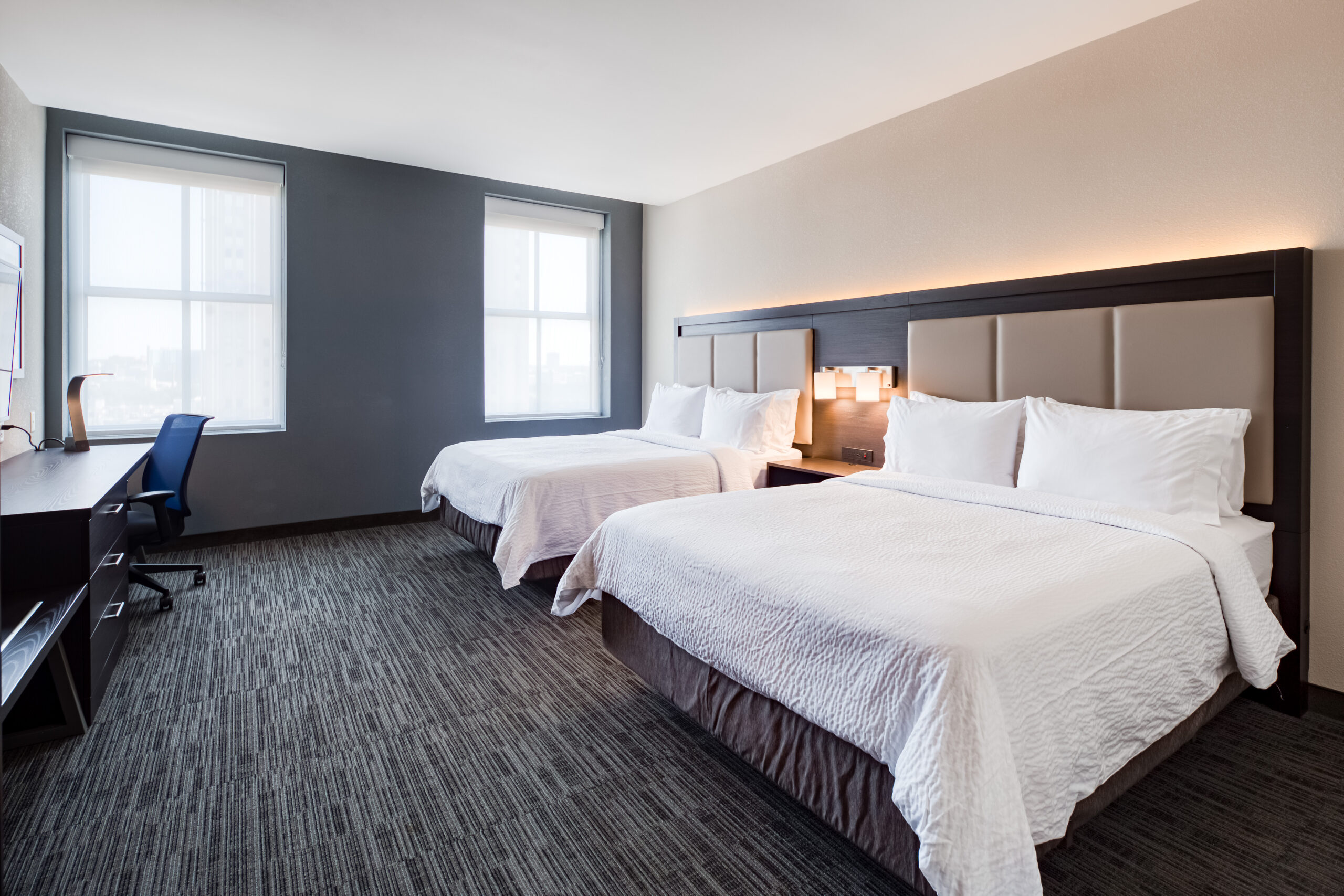  guest room with two queen beds